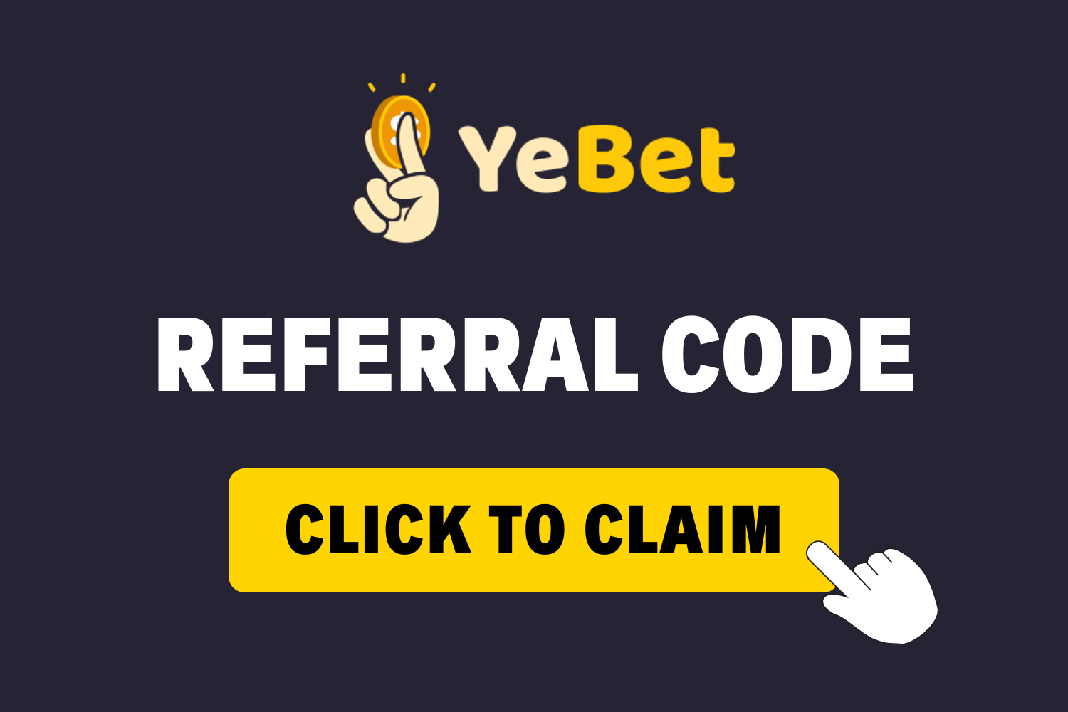 YeBet Referral Code