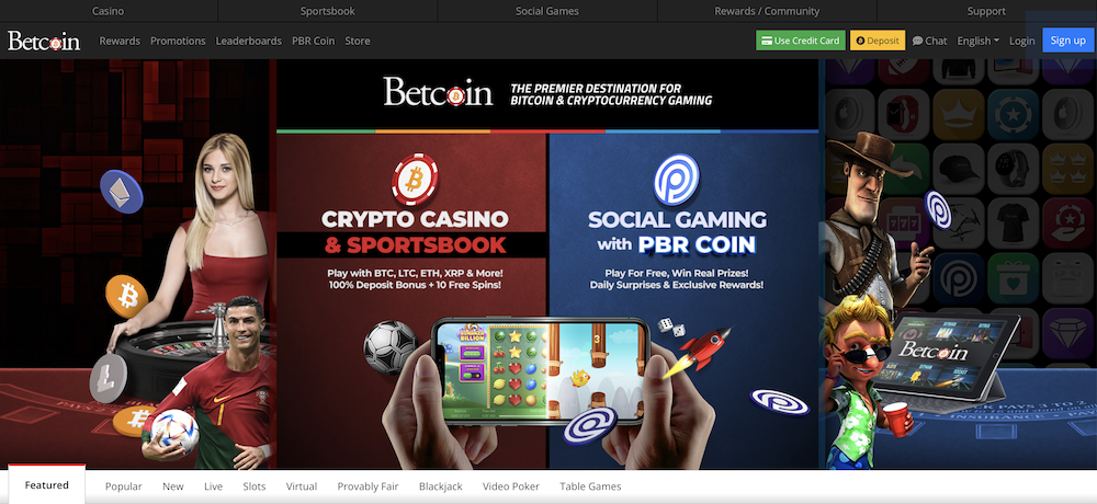 Betcoin.ag Crypto Casino